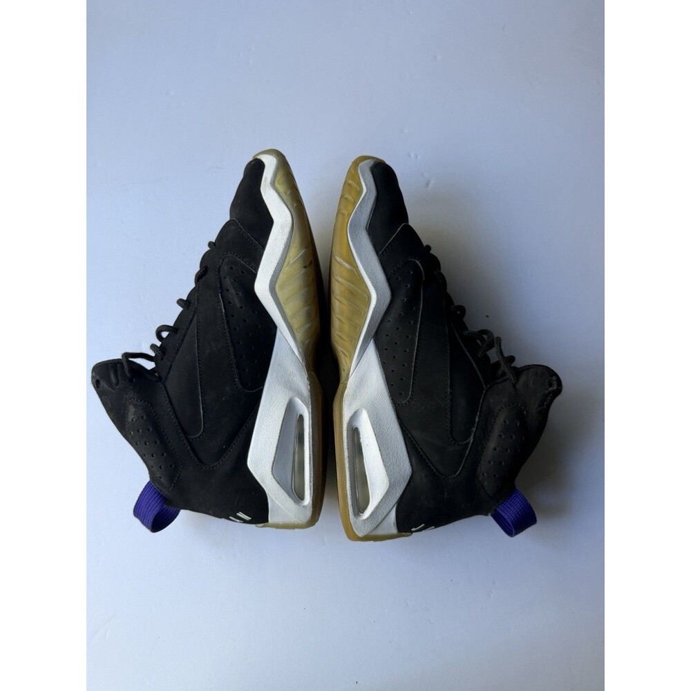 Jordan Shoes Youth Size 7Y Black Purple Hi Top Basketball Sneakers AR6346-040